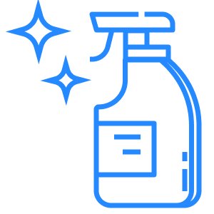 Eco-friendly cleaning icon