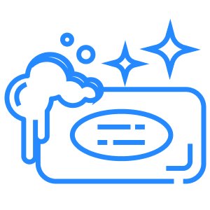Custom cleaning icon